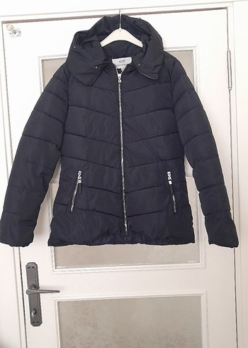 Kadın lacivert mont - Görsel 2