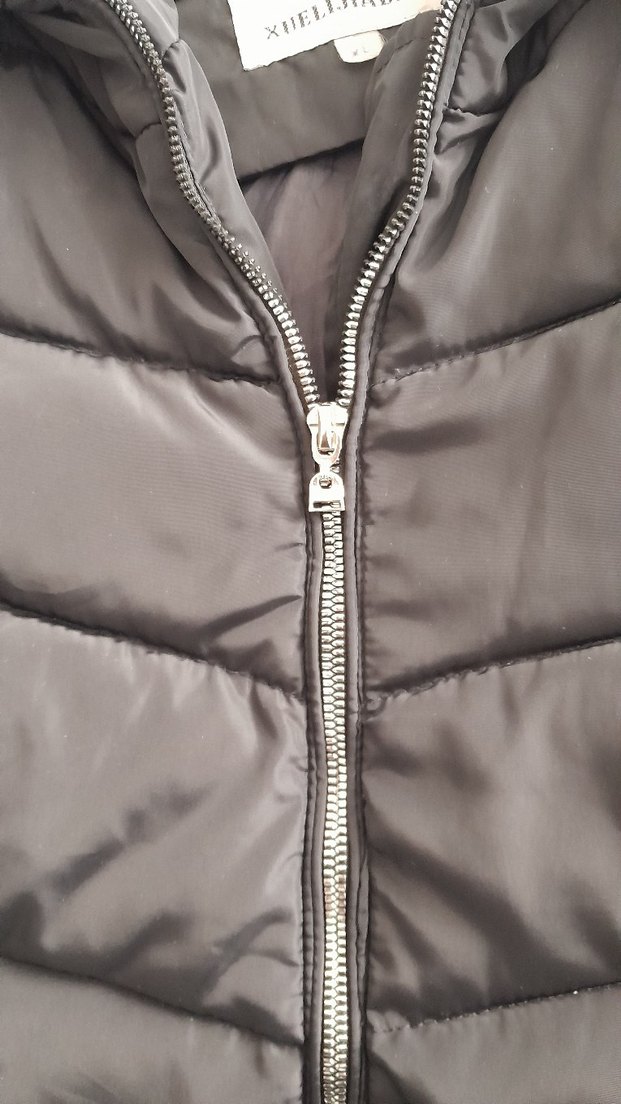 Kadın lacivert mont - Görsel 4