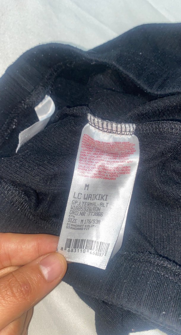 Erkek  siyah içlik - Görsel 3