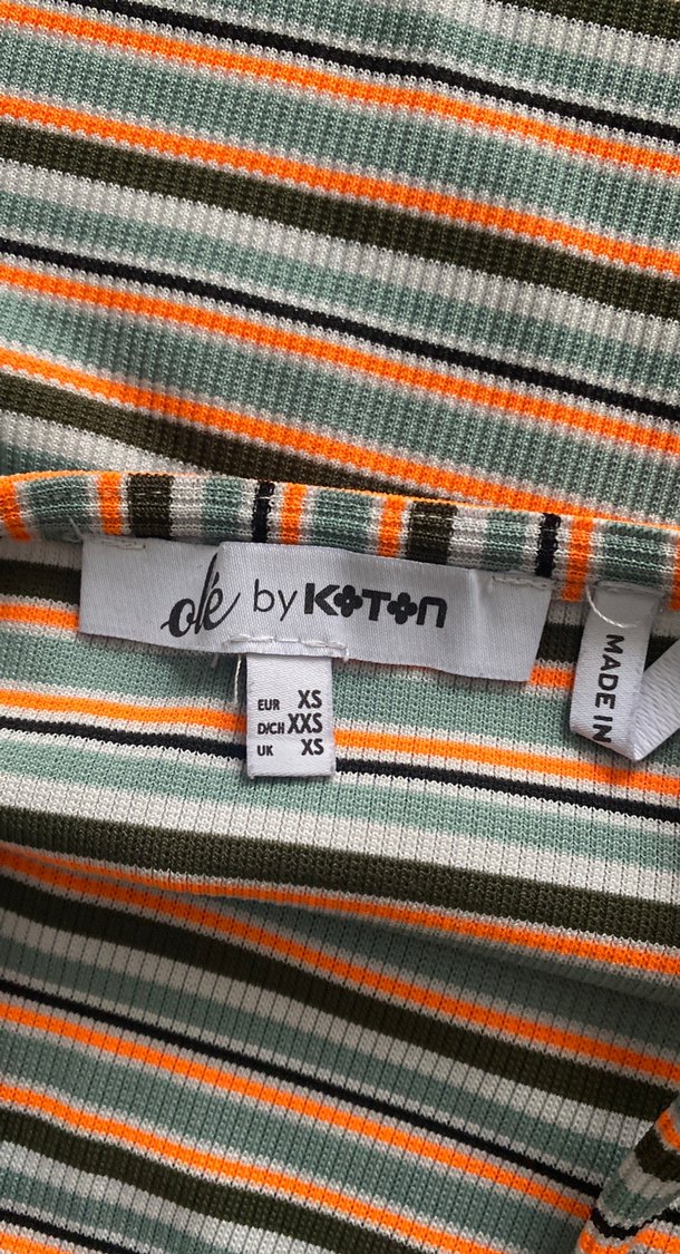 Koton Çizgili İnce Askılı Midi Elbise - Görsel 3