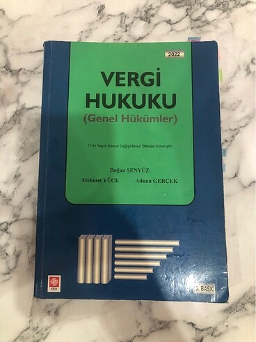 Vergi Hukuku (genel hükümler) Ekin yayınevi