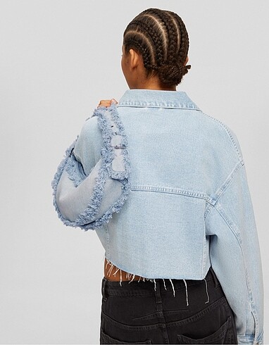 bershka denim çanta