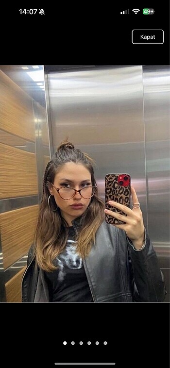 leopar cat eye gözlük
