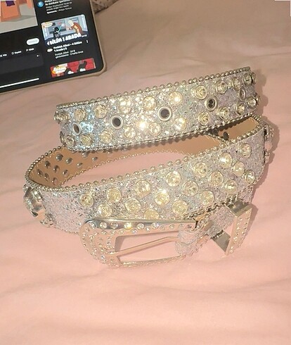 bbl belt taşlı kemer