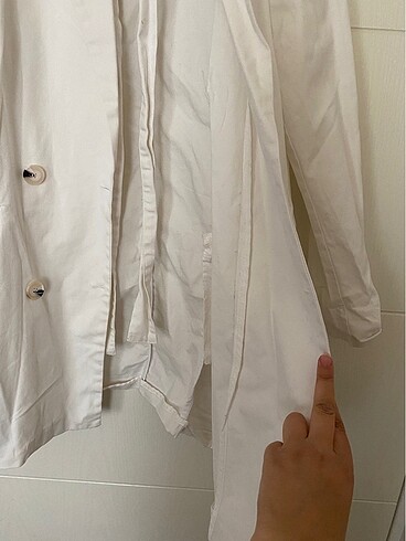 38 Beden beyaz Renk Beyaz ceket