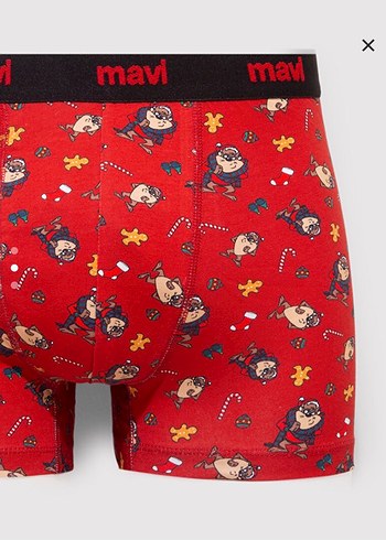 Renkli Desenli Erkek Boxer - Kısa Mini - Görsel 2