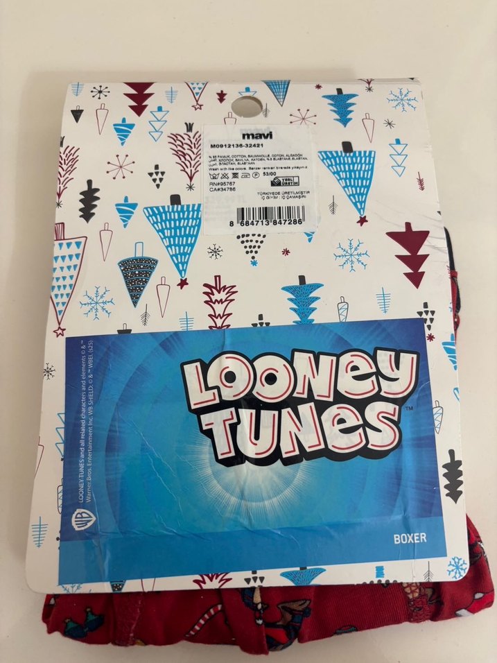 Renkli Desenli Erkek Boxer - Kısa Mini - Görsel 3