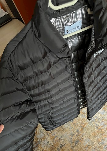 xl Beden siyah Renk akalite Columbia Siyah Fermuarlı Erkek Montu