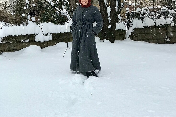 Diğer Tesettür kaşe kaban
