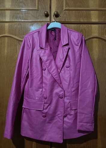 Deri blazer 