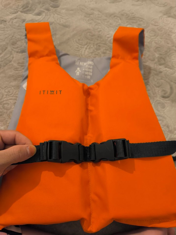 Turuncu Kemerli Erkek Çocuk Yeleği deniz yeleği - Görsel 5