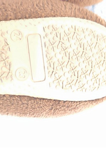 Kız Çocukları Kahverengi Nakışlı Sıcak Ev Terliği - Görsel 2