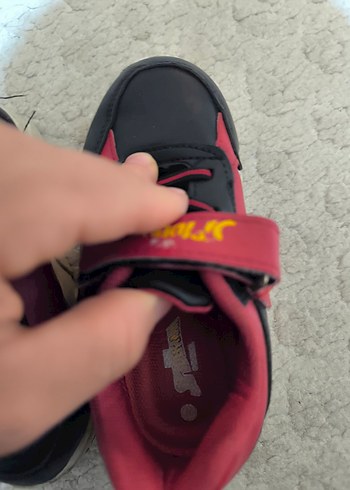 Kırmızı Erkek Çocuk Spor Ayakkabı Velcro - Görsel 2