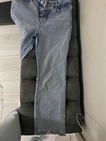 32 Beden mavi Renk straight jean