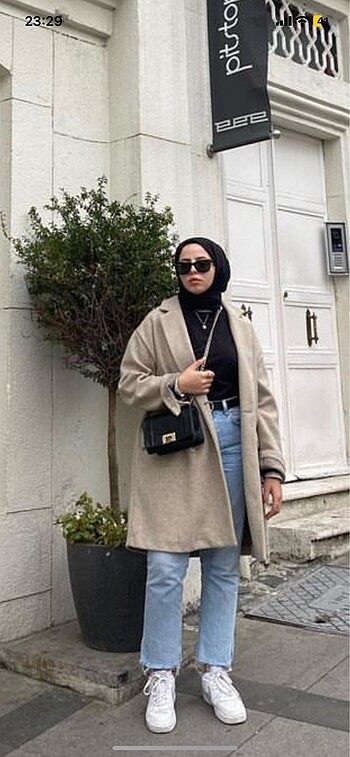 40 Beden camel Renk pull bear kaban