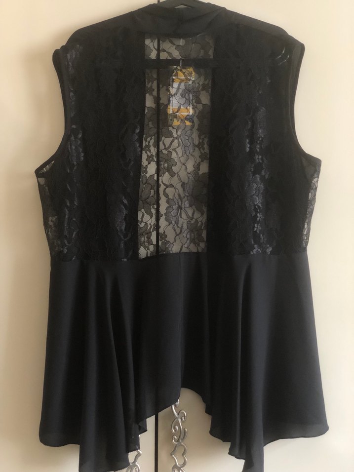 TUVİD ABİYE YELEK
Siyah Drapeli Kadın Midi Yelek - Görsel 5