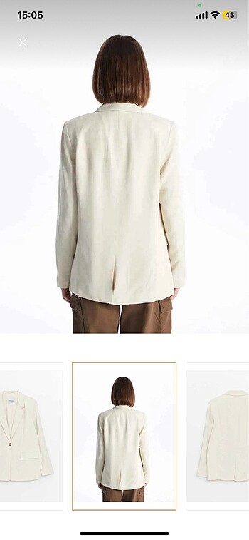s Beden Bej renk blazer