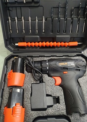 Şarjlı matkap vidalama çantalı set 