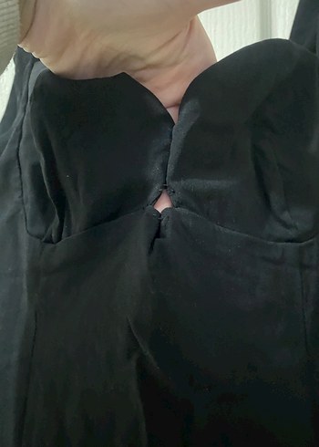 m Beden Bershka siyah elbise
