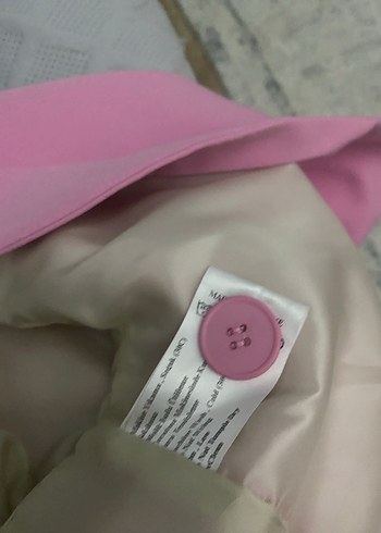 l Beden Pembe Blazer Ceket