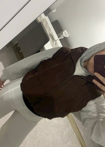 m Beden kahverengi Renk H&M kahverengi şişme yelek