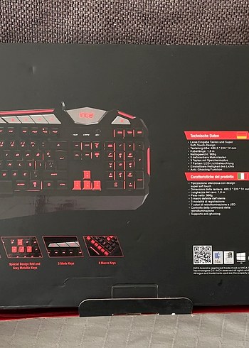 İnca Kablolu Oyuncu Klavyesi - Görsel 3