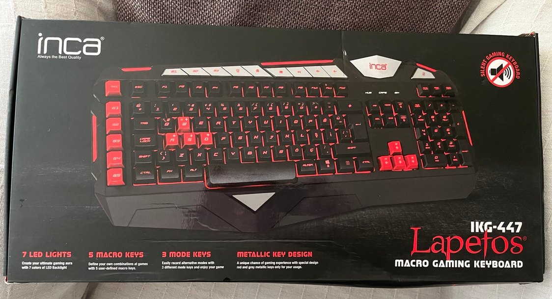 İnca Kablolu  Oyuncu  Klavyesi - Görsel 2