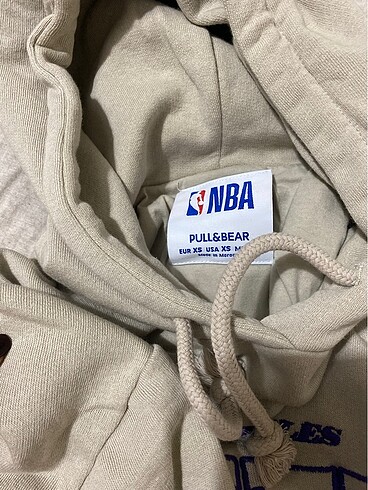 Pull and Bear Pull&Bear Lakers crop sweat