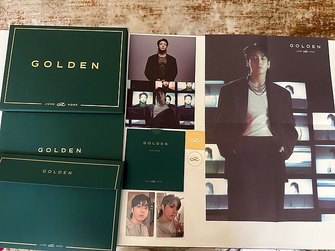 BTS JUNGKOOK GOLDEN SHINE vers ALBÜM
