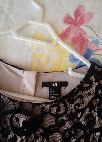m Beden H&M dantelli elbise 