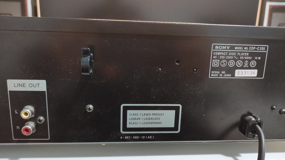 Sony cdp-c335 - Görsel 4