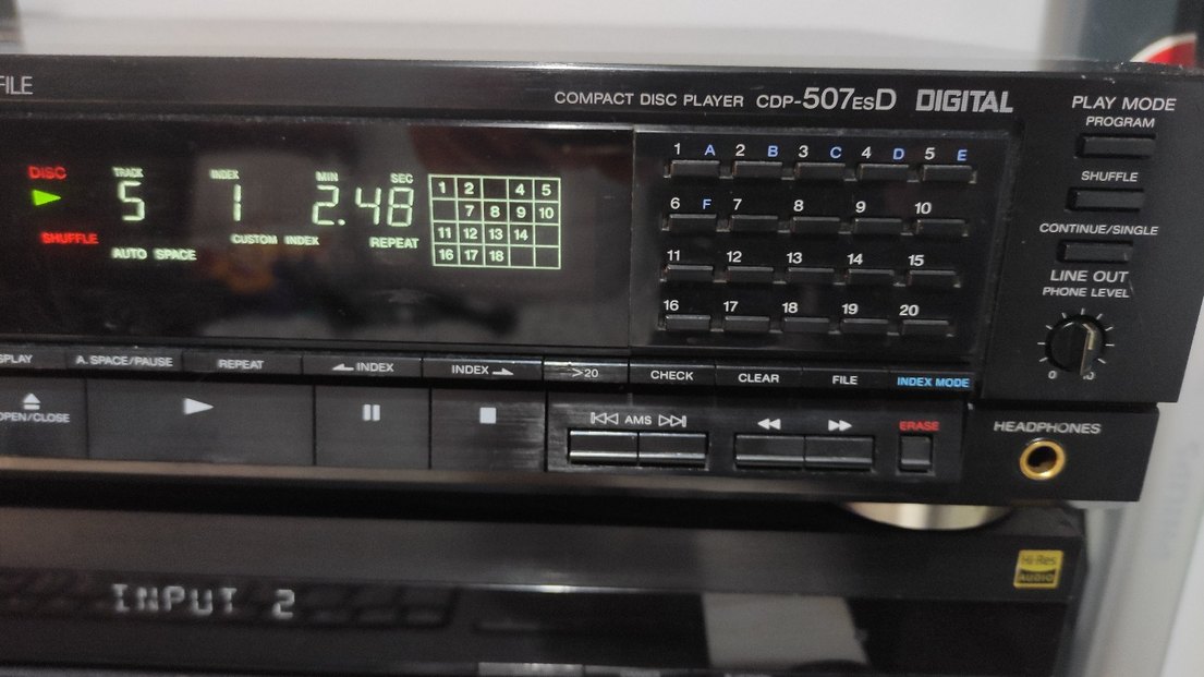 Sony cdp-507ESD Dijital Müzik Sistemi - Görsel 2