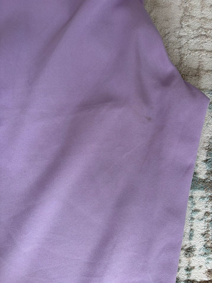 Mor Pilili Kadın Kumaş Pantolon - Görsel 4