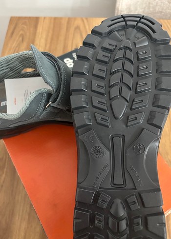 Gri Süet Erkek Sandalet Velcro Kayışlı - Görsel 3