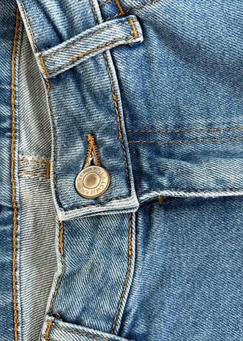 Midi Boy Regular Fit Denim Kadın Jean - Görsel 3