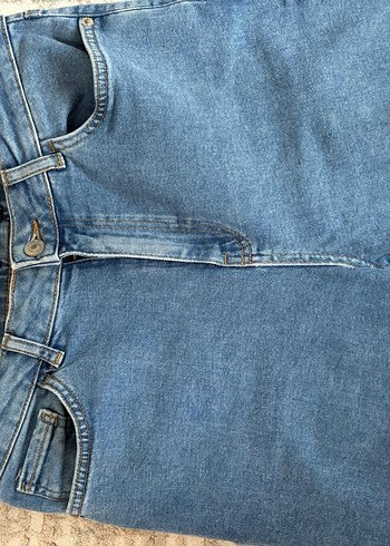 Midi Boy Regular Fit Denim Kadın Jean - Görsel 2