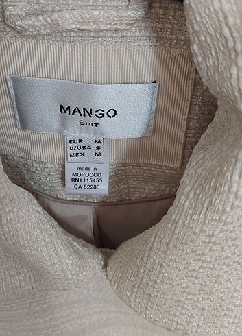 m Beden ten rengi Renk Mango tüvit kap trenckot