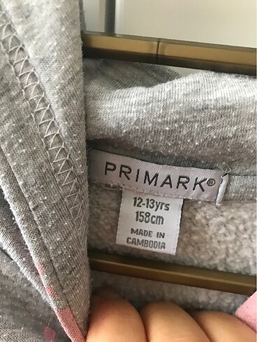 10 Yaş Beden gri Renk Sweatshirt