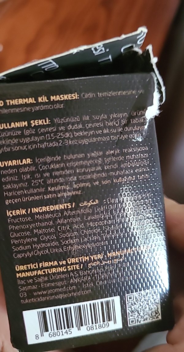 TTO Thermal Kil Maskesi Çay Ağacı Yağı İçerikli - Görsel 3