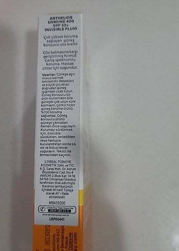 La Roche-Posay Anthelios UVmune 400 SPF 50+ Güneş Koruyucu - Görsel 2