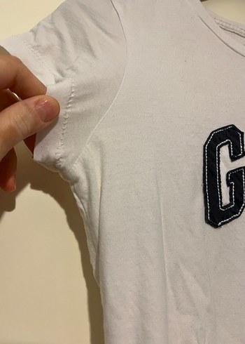 Gap Beyaz GAP Baskılı Tişört
