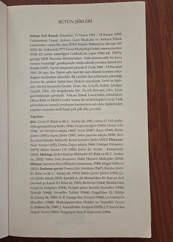 Orhan Veli - Bütün Şiirleri - Görsel 6