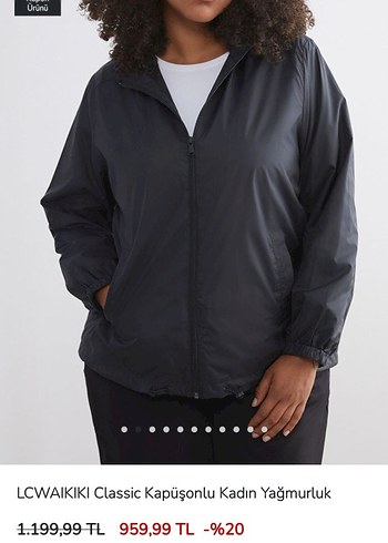 Siyah yağmurluk - Görsel 2