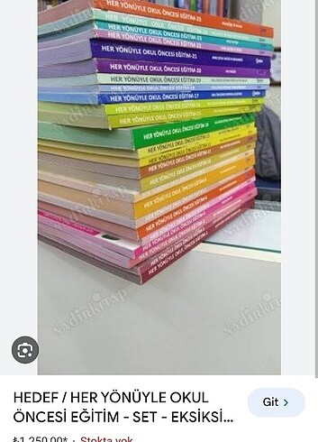  Okul öncesi kitap seti 