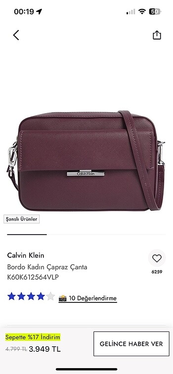 calvin klein çanta