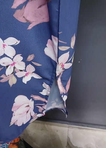 Uzun Kollu Çiçek Desenli tunik - Görsel 5