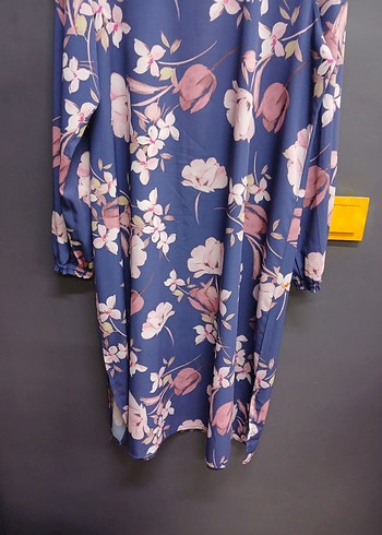 Uzun Kollu Çiçek Desenli tunik - Görsel 6