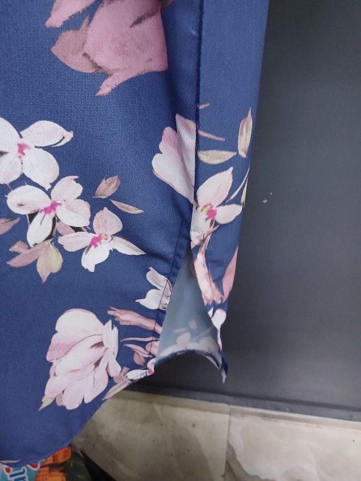 Uzun Kollu Çiçek Desenli tunik - Görsel 5