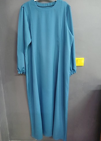 Mavi Kadın Uzun Salaş Elbise - Görsel 3