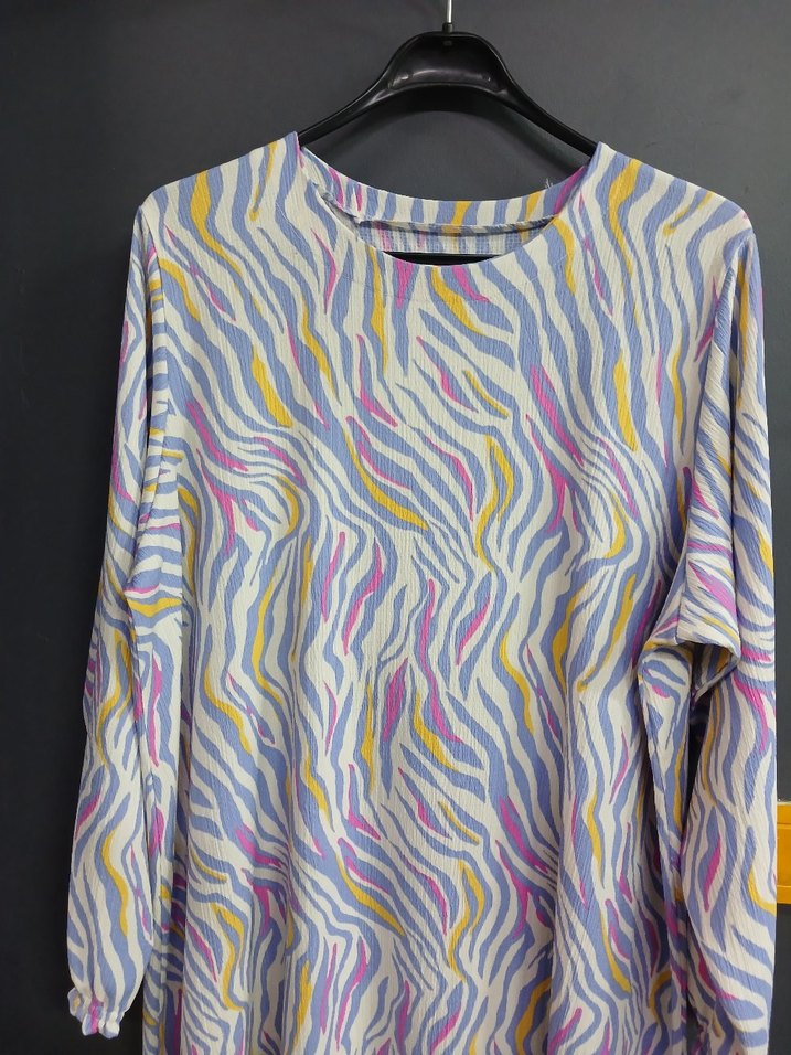 Bohem Çok Renkli  Uzun Elbise - Görsel 2